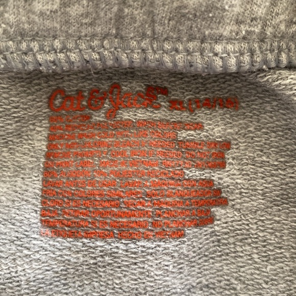 2 pairs of shorts. Girls XL. All in motion and Cat and Jack. Purple and gray. - Picture 4 of 7